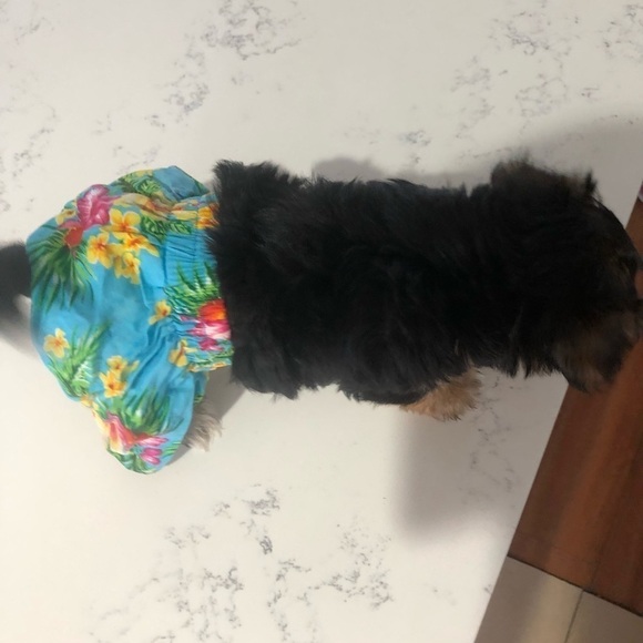 Puppe love Hawaiian short floral print size:2 - Picture 5 of 11